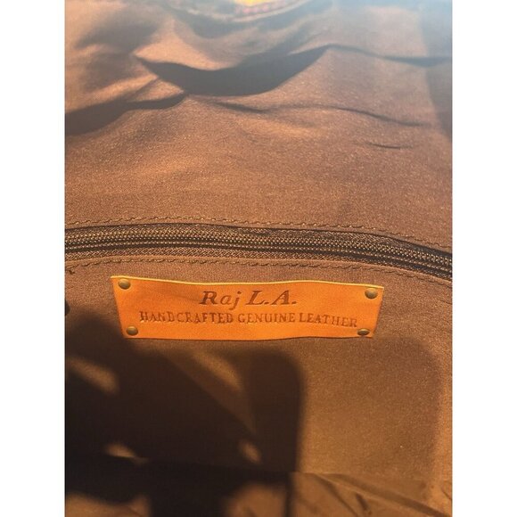 Raj Hedda Woven Backpack Bag Aztec Indian Boho Laptop Bag Day Pack NWOT - Picture 5 of 8